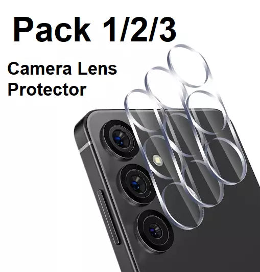 For Samsung Galaxy S25 Clear Camera Lens Rear Tempered Glass Protector
