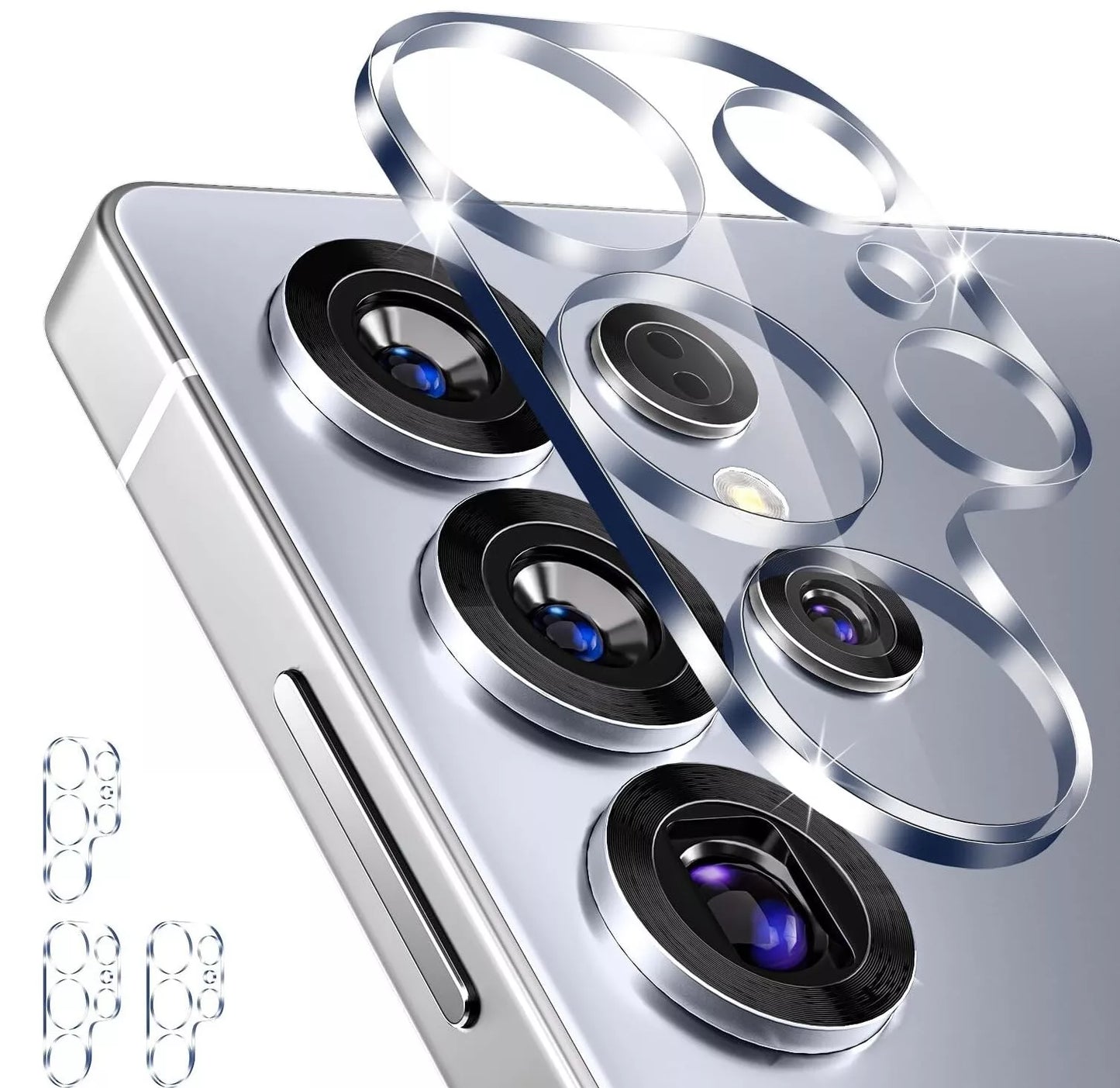 For Samsung Galaxy S25 Ultra Clear Camera Lens Rear Tempered Glass Protector