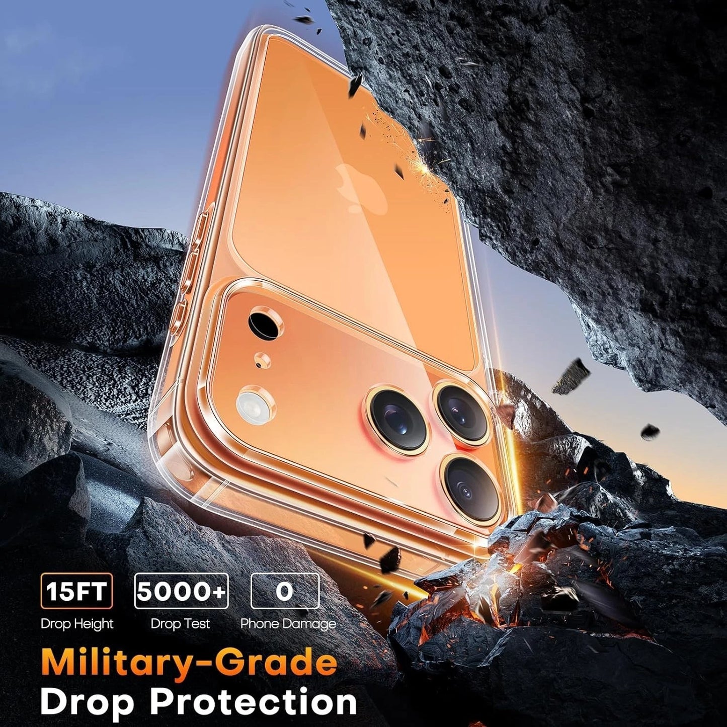 Case for iPhone 17 Pro Max Clear shockproof Case Cover Free Fast UK Shipping