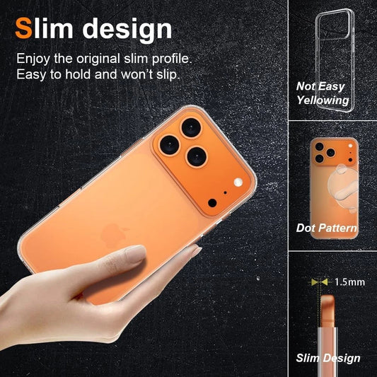 Case for iPhone 17 Pro Max Clear shockproof Case Cover Free Fast UK Shipping